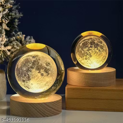3d crystal ball astronomy night lamp with wooden base – led colorful touch light | solar system moon lamp for home décor 3d crystal ball astronomy night lamp with wooden base – led colorful touch light | solar system moon lamp for home décor