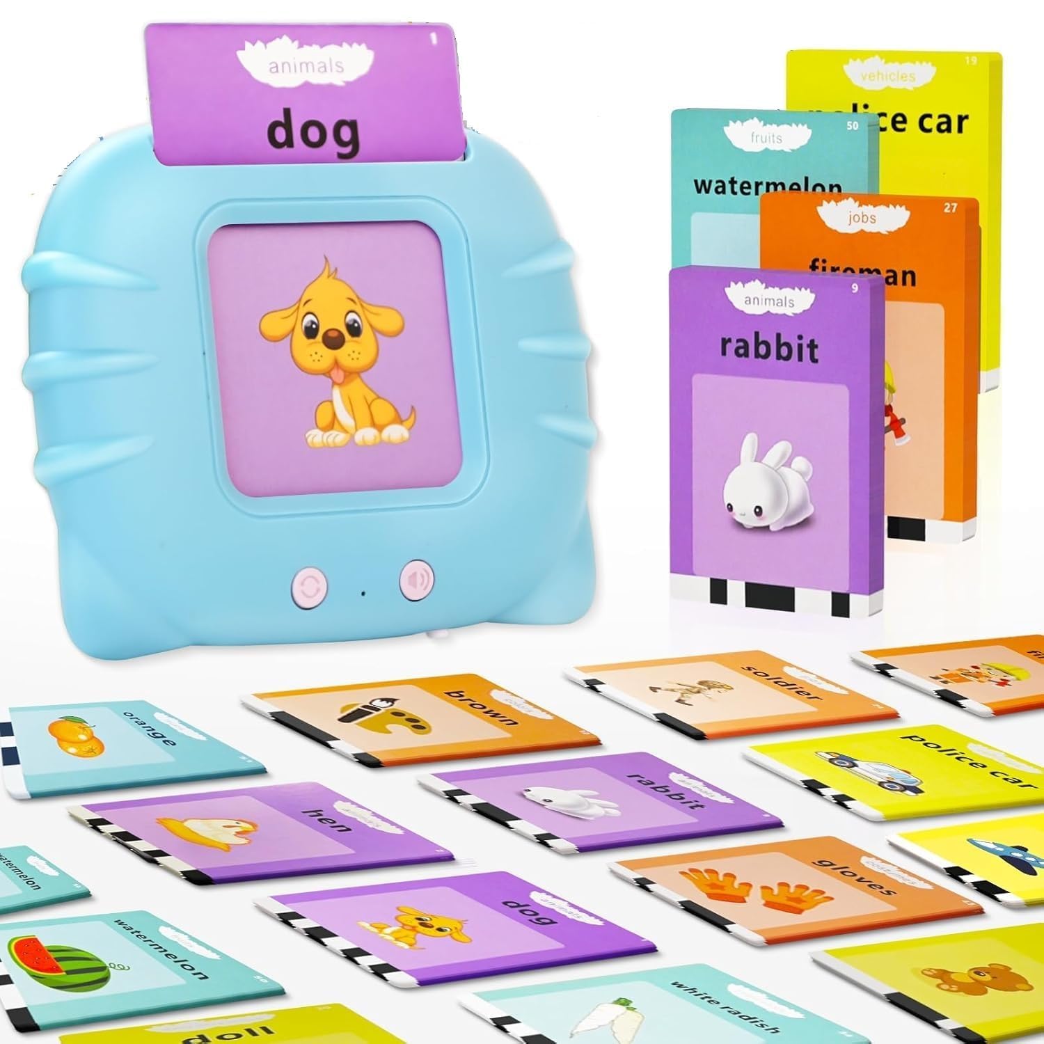 talking english words flash cards – electronic reading early learning flashcards for kids | multicolor educational toy talking english words flash cards – electronic reading early learning flashcards for kids | multicolor educational toy